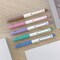 Wrapables Whisper Motion Silent Retractable Gel Pen Set (5 Pack), 0.5mm Fine Point, for Home, Office, Work, Colored Ink, Coastal Chic
